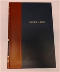 George Plimpton Autographed "Paper Lion" Book