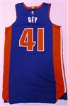 Saadiq Bey Team Issued Detroit Pistons Jersey