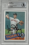 Dan Petry Autographed 1985 Topps