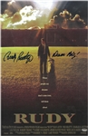 Rudy Ruettiger Autographed 11x17 Movie Poster