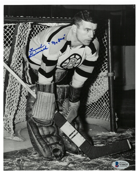 Frank Brimsek Autographed 8x10