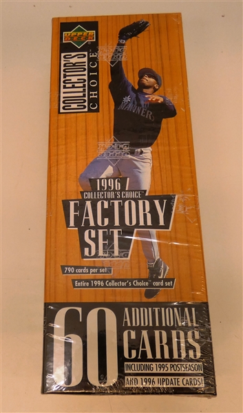 Lot Detail 1996 Upper Deck Collectors Choice Baseball Factory Set