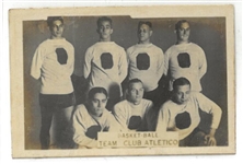 1928 Cigarros Aguilitas Cuban Basketball Team Card