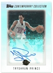 Tayshaun Prince Autographed Topps Contemporary