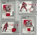 Red Wings Jersey Card Lot of 4