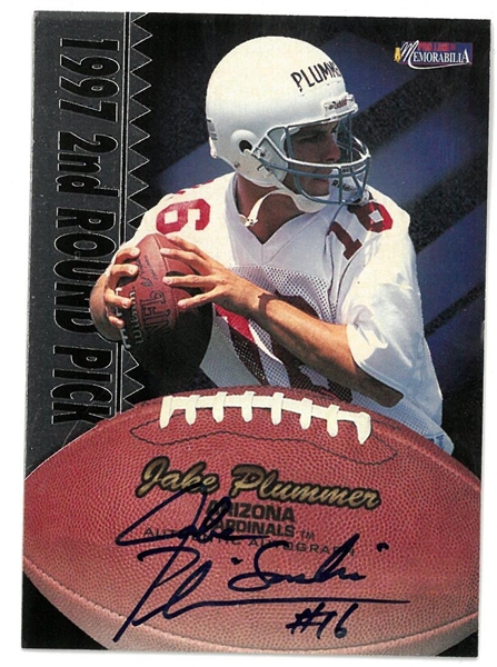 Jake Plummer Autographed 1997 Pro Line