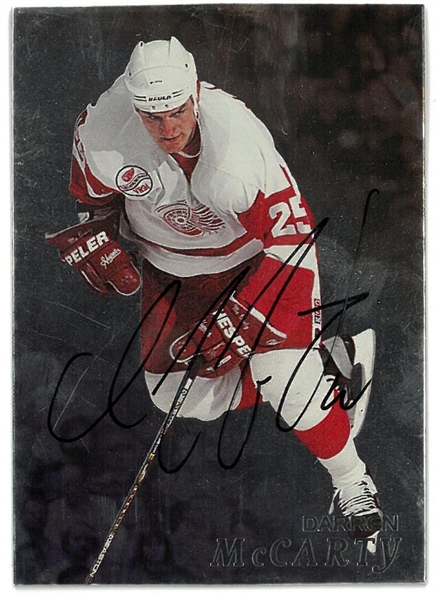 Darren McCarty Autographed Card