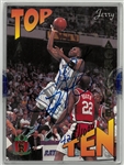 Jerry Stackhouse Autographed Signature Rookies
