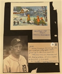 Charlie Gehringer Christmas Card and Hand Written Note