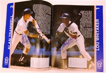 1985 Detroit Tigers Yearbook Signed by 34
