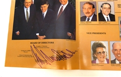1992 Detroit Tigers Yearbook Signed by 42