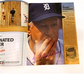 1992 Detroit Tigers Yearbook Signed by 42