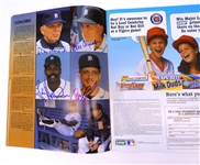 1992 Detroit Tigers Yearbook Signed by 42
