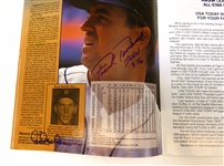 1992 Detroit Tigers Yearbook Signed by 42