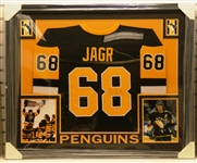 Jaromir Jagr Autographed Framed Jersey