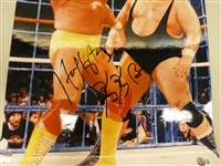 Hulk Hogan & King Kong Bundy Autographed 16x20