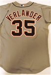 Justin Verlander Team Issued Detroit Tigers Road Jersey