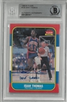Isiah Thomas Autographed 1986/87 Fleer Rookie Card