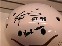 Earl Campbell & Ricky Williams Autographed Texas Full Size Replica Helmet