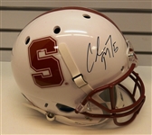 Christian McCaffrey Autographed Stanford Full Size Replica Helmet