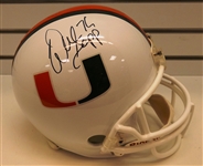 Warren Sapp Autographed Miami Full Size Replica Helmet