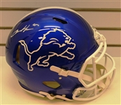 Aidan Hutchinson Autographed Detroit Lions Full Size Authentic Helmet