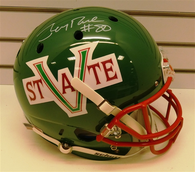 Jerry Rice Autographed Mississippi Valley Full Size Replica Helmet
