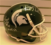 Kirk Gibson & Lorenzo White Autographed MSU Full Size Replica Helmet