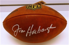 Jim Harbaugh Autographed NFL Game Ball