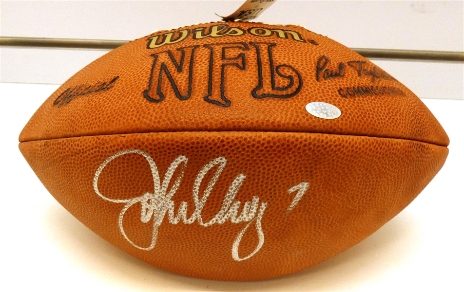 John Elway Autographed Official NFL Football