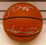 Joe Dumars & Isiah Thomas Autographed Basketball