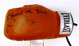 James "Buster" Douglas Autographed Boxing Glove