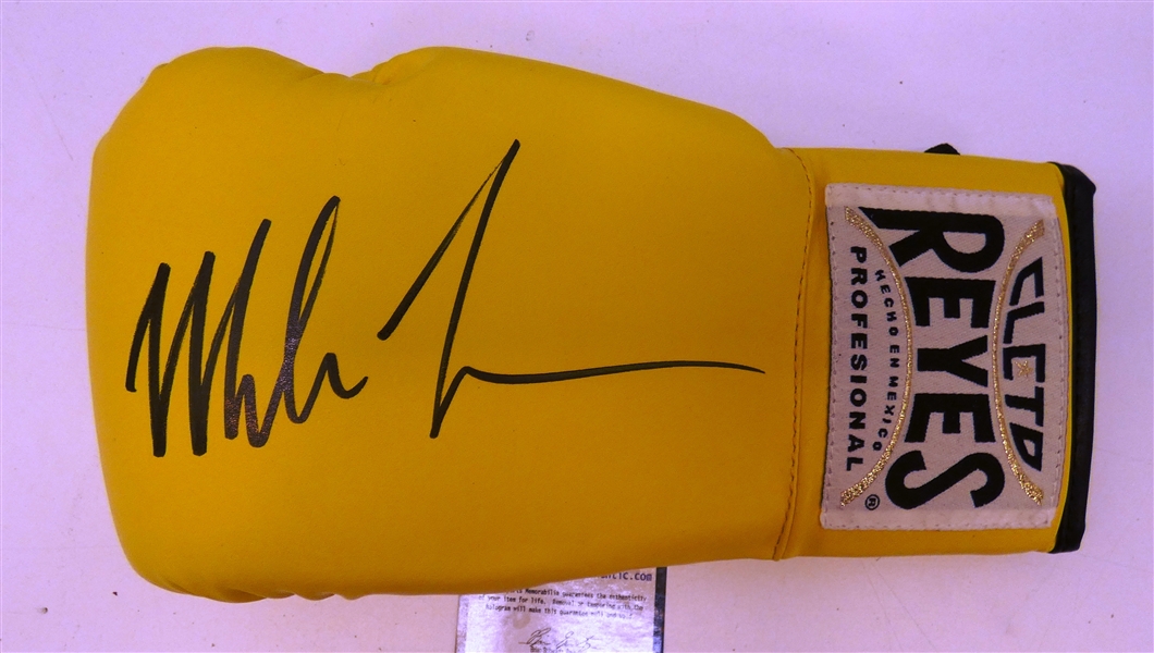 Mike Tyson Autographed Boxing Glove