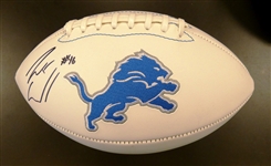 Jack Campbell Autographed Lions Football