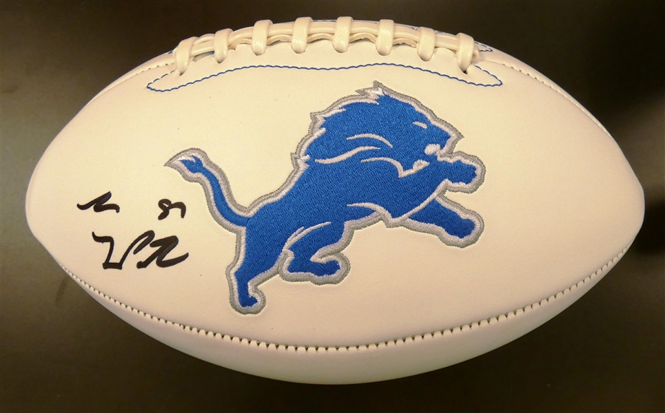 Sam Laporta Autographed Lions Football