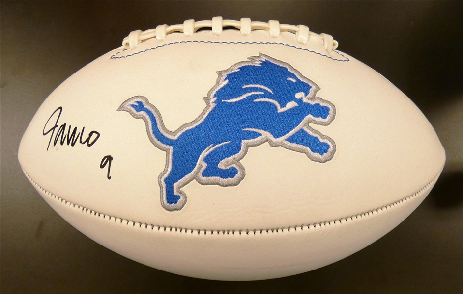Jameson Williams Autographed Lions Football