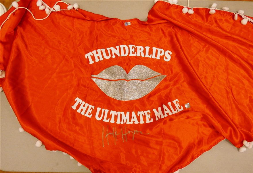 Hulk Hogan Autographed Cape