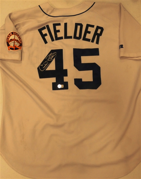 Cecil Fielder Autographed Detroit Tigers Jersey