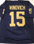 Chase Winovich Autographed Custom Jersey
