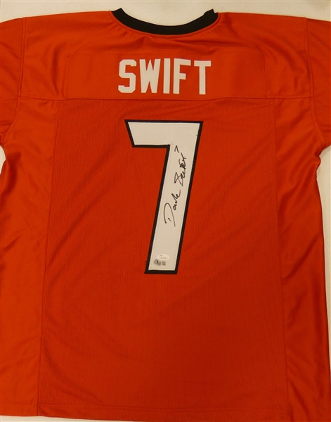 DAndre Swift Autographed Custom Jersey