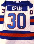 Jim Craig Autographed Custom Jersey