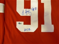 Sergei Fedorov Autographed Red Wings Jersey