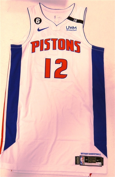 Isaiah Livers Team Issued Detroit Pistons Jersey