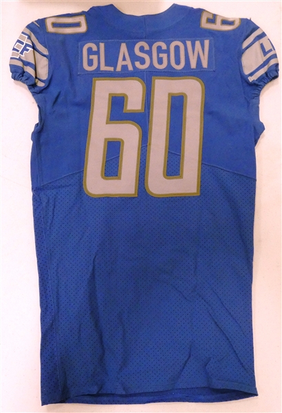 Graham Glasgow Team Issued Detroit Lions Jersey