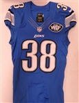 George Winn Team Issued Detroit Lions Jersey
