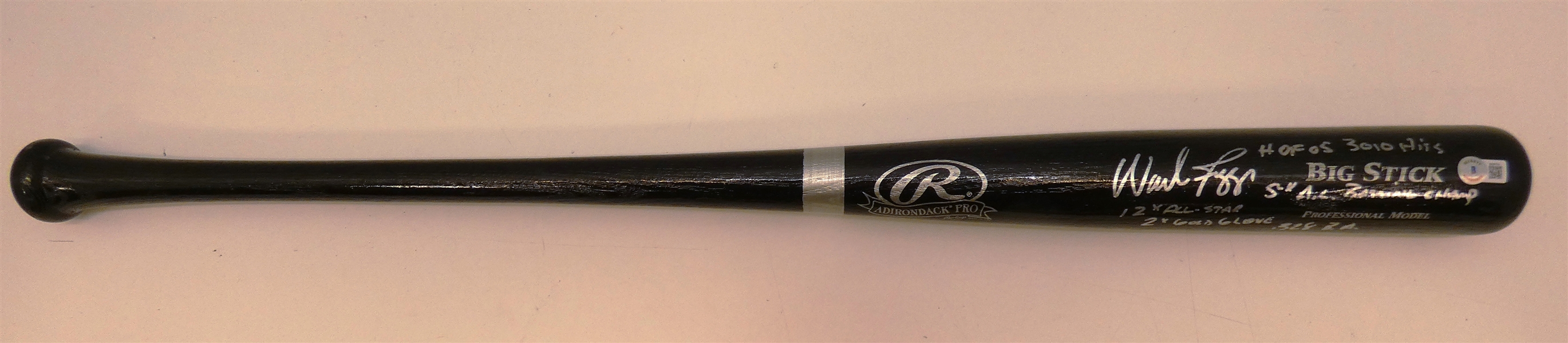 Wade Boggs Autographed Multi Inscribed Bat