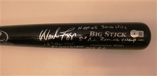 Wade Boggs Autographed Multi Inscribed Bat