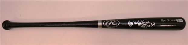 Ryne Sandberg Autographed Bat w 84 MVP
