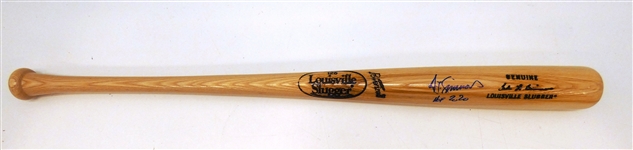 Ted Simmons Autographed Louisville Slugger Bat