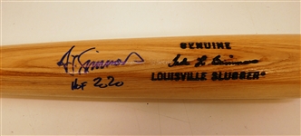 Ted Simmons Autographed Louisville Slugger Bat